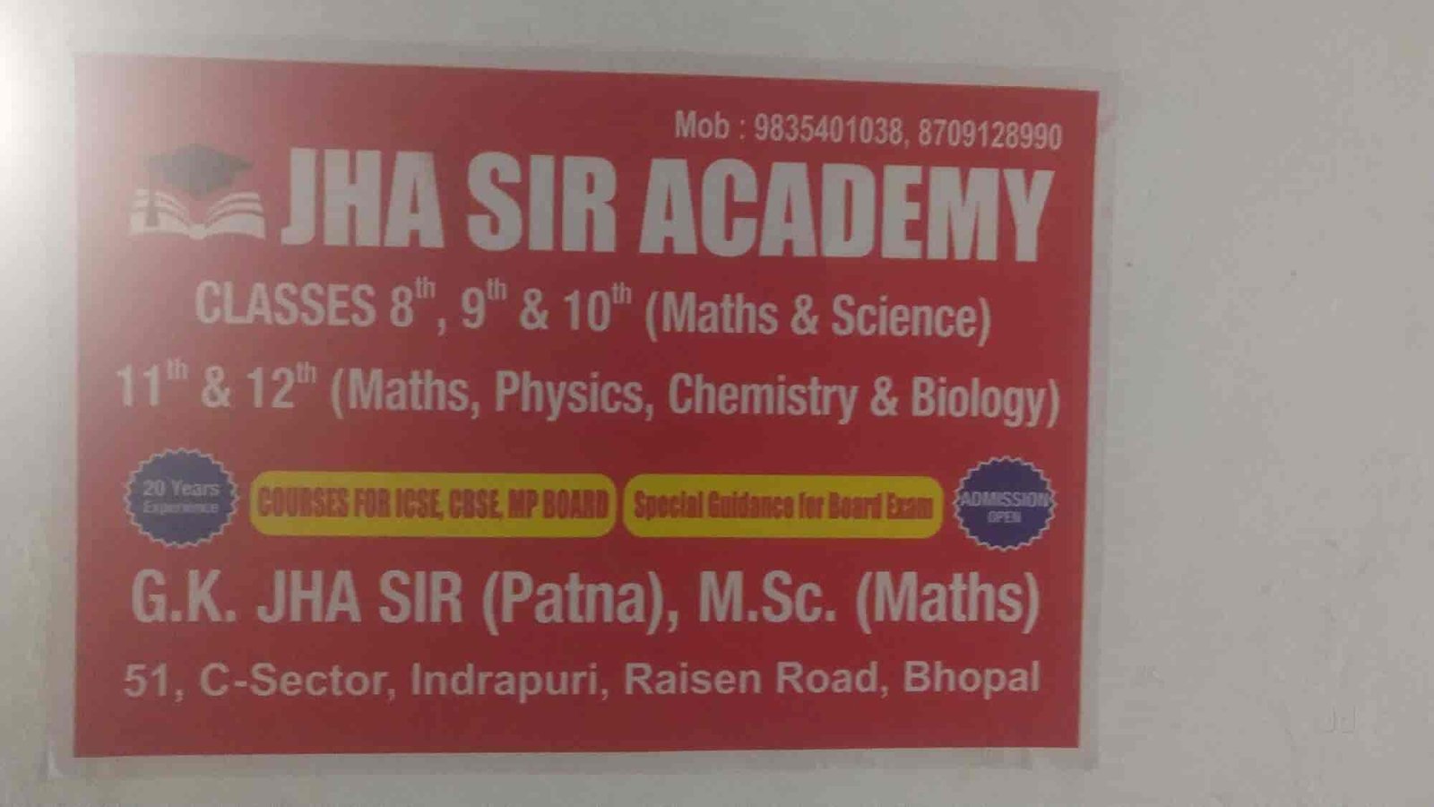 Jha Sir Academy
